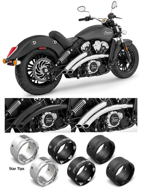 Freedom Radical Radius Isc15 24 Chr/Blk 2-2 Full Exhaust System Freedom Performance Exhaust