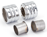 Mcj End Caps Race 90 Striped Chrome Exhaust End Cap Mcj Default Title