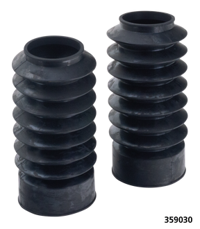 Gzp Black Rubber Forkboots 49mm 7" Long Fork Gaiter Zodiac Default Title