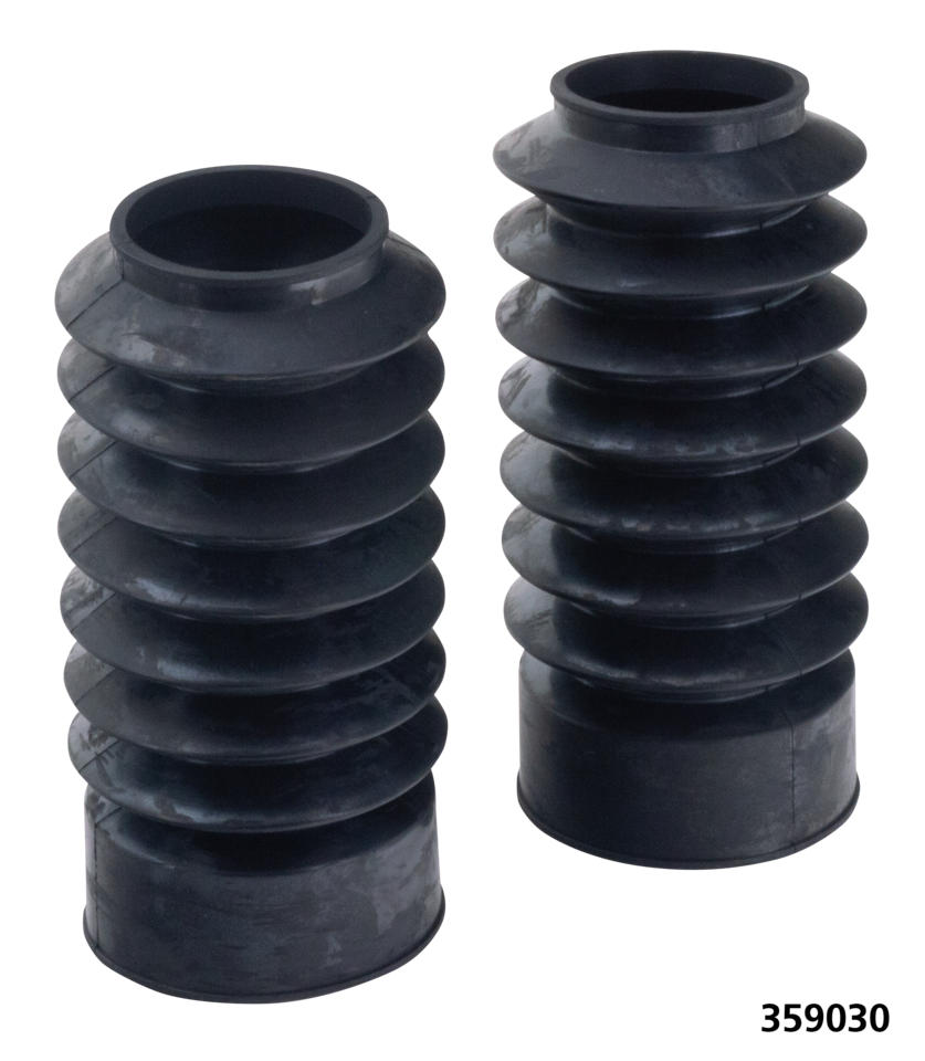 Gzp Black Rubber Forkboots 49mm 7" Long Fork Gaiter Zodiac Default Title