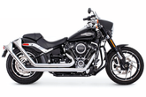 Upsweep Sharktail St18 Up Chrome 2-2 Full Exhaust System Freedom Performance Exhaust Default Title