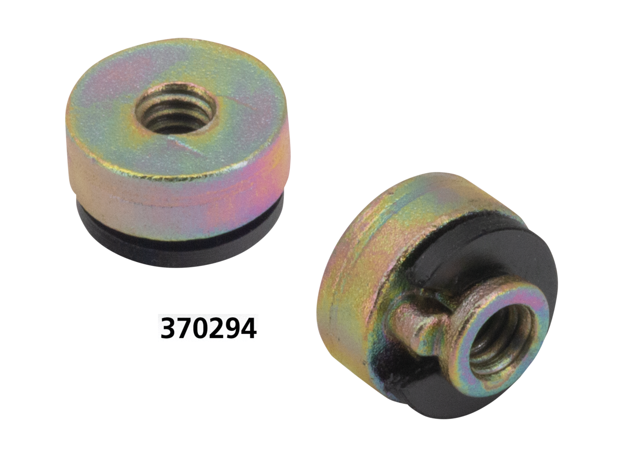 Gzp Fender/Seat Nut & Lockwasher 1/4 28 Seat Screw, Bolt & Knob Zodiac Default Title