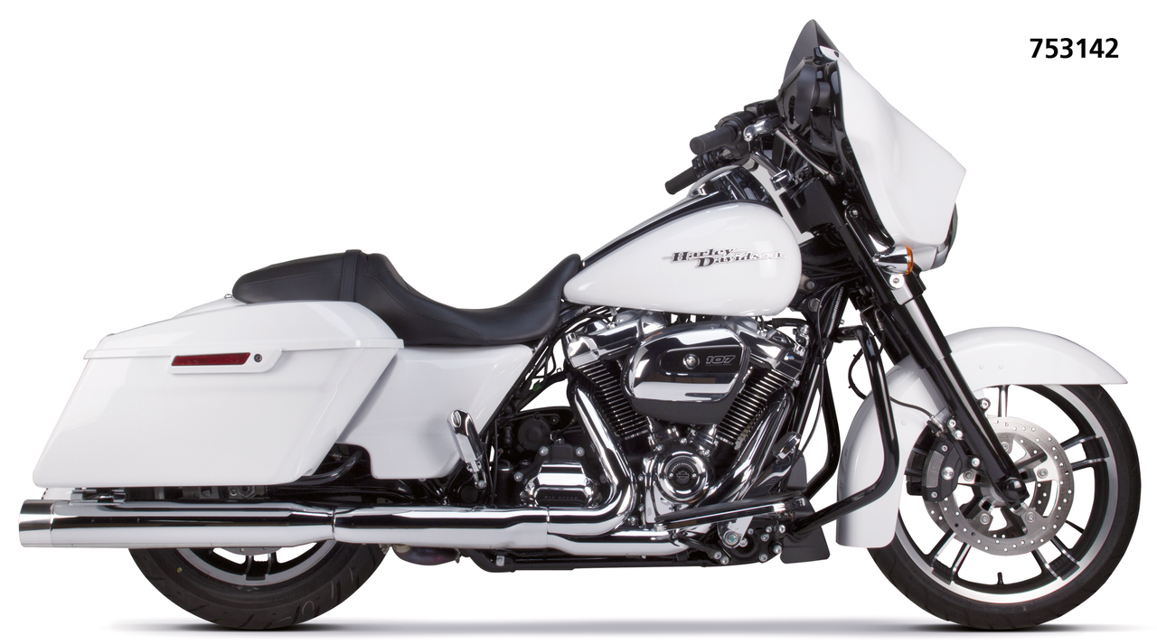 2 Bros Flh/T17 Up Dual Slip Ons Alu Polis Slip-On & Muffler Two Brothers Racing