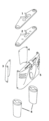 Upper Cvr Wide Glide Stainless Fl49 59 Upper Fork Cover V-Twin Manufacturing Default Title
