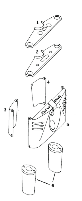 Upper Cvr Wide Glide Stainless Fl49 59 Upper Fork Cover V-Twin Manufacturing Default Title