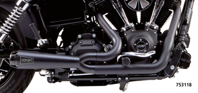 Two Brother Racing Comp-S 2-1, Black - 06-17 Dyna Full Exhaust System Two Brothers Racing