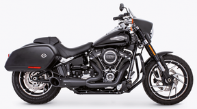 2 1 Turnout St18 Up Chr/Blk 2-1 Full Exhaust System Freedom Performance Exhaust