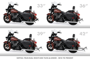 E4 33" Sharktl True Dual St18 20 Ch 2-2 Full Exhaust System Thorcat Exhaust