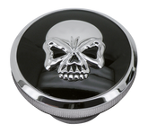 Gzp Skull Blck/Chrome Gas Cap Set 84 96 Gas Cap Zodiac Default Title