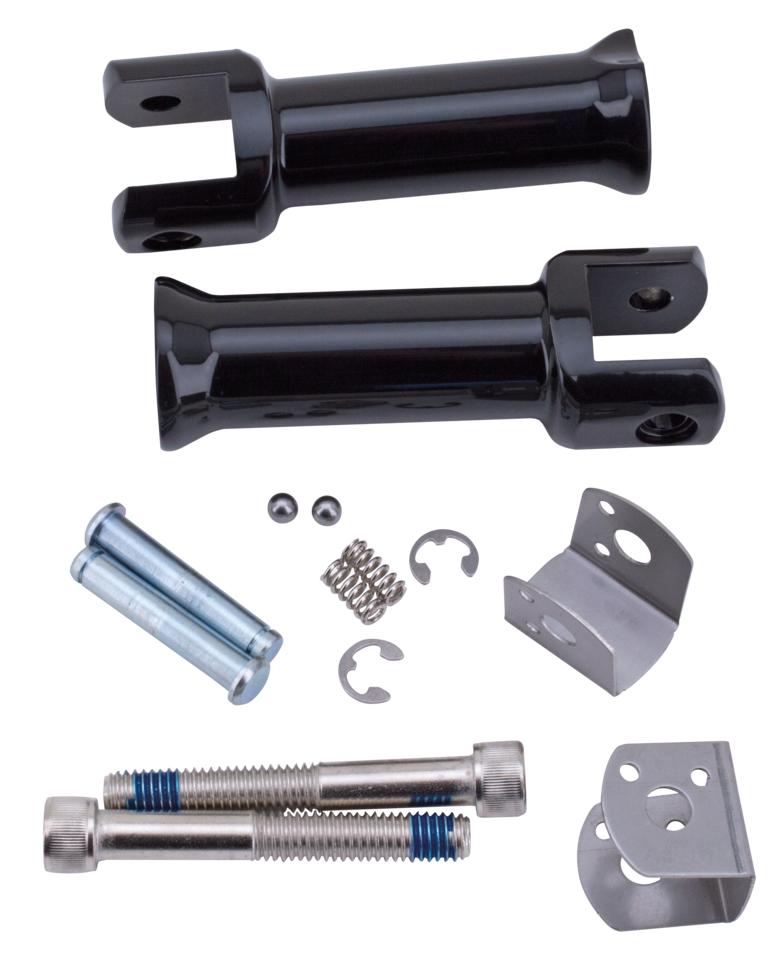 Gzp Blk St18 Up Passenger Peg Mountkit Foot Peg Mount & Hardware Zodiac Default Title