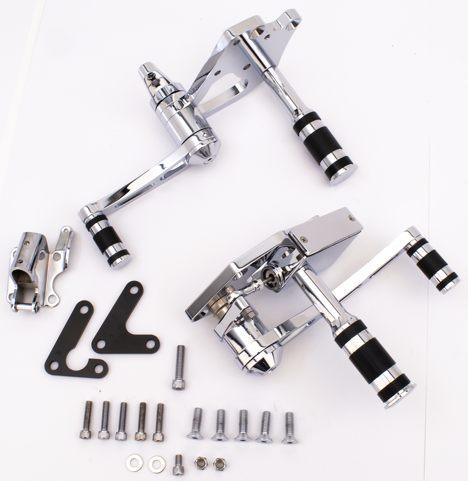 Gzp Chromed Fwd Control Kit F*St00 17 Forward Control Kit Zodiac Default Title