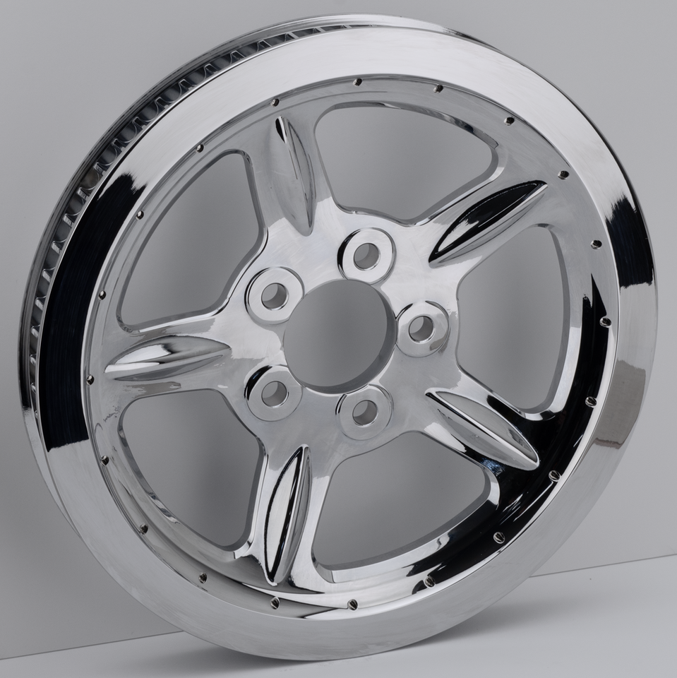 Gzp Rr Pulley Chrome Xl07 22 68 T 1" Sprocket & Pulley Zodiac Default Title