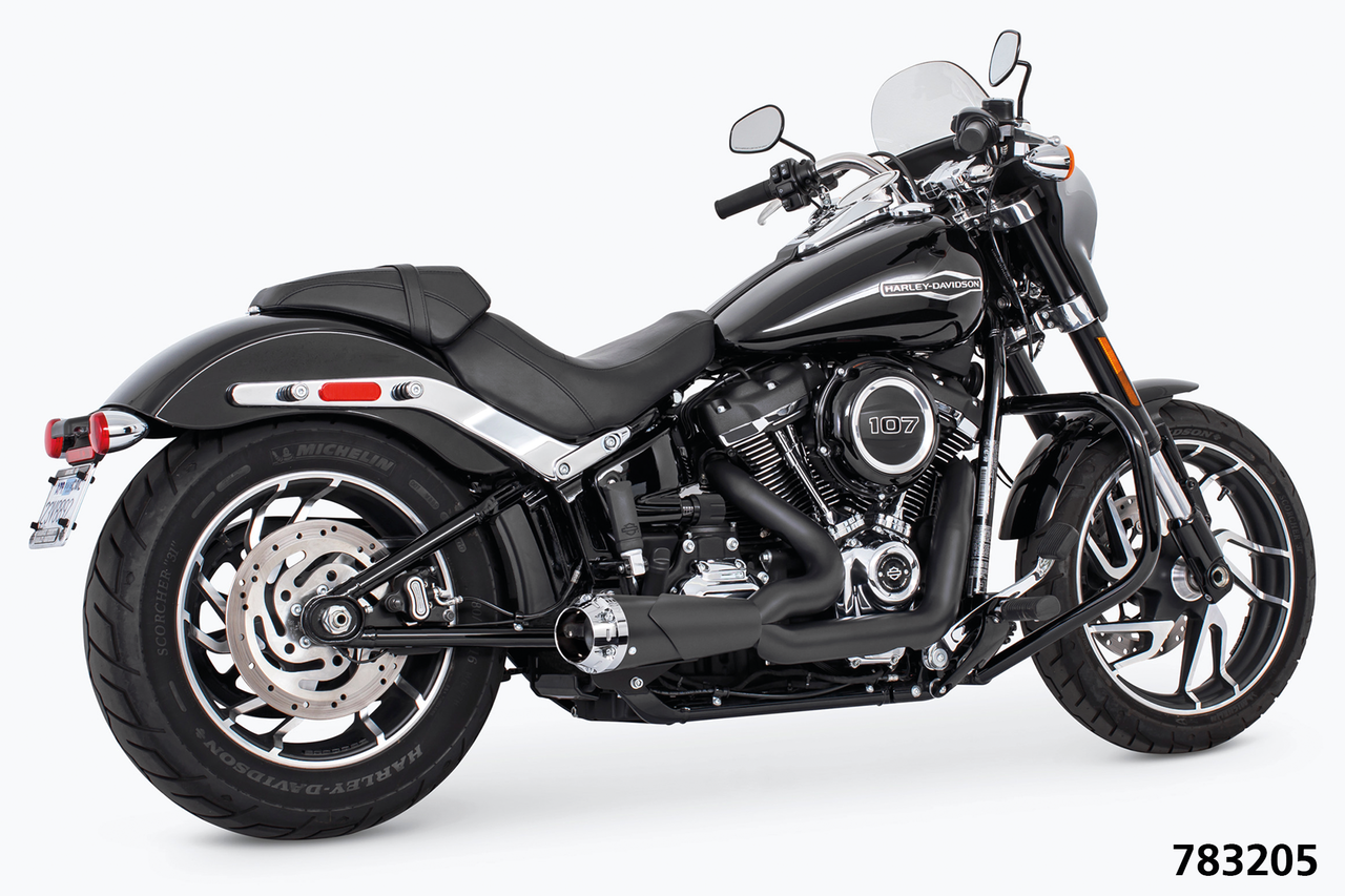 Us Outlaw Low 2 1 Blk/Ch St18 Up 2-1 Full Exhaust System Freedom Performance Exhaust Default Title