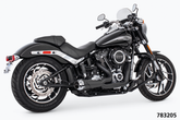Us Outlaw Low 2 1 Blk/Ch St18 Up 2-1 Full Exhaust System Freedom Performance Exhaust Default Title