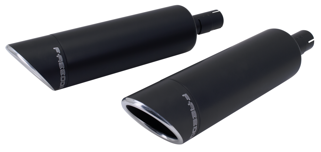 Freedom 4.5" S/O's Fxfb18 Up Blk/Blk Slip-On & Muffler Freedom Performance Exhaust Default Title