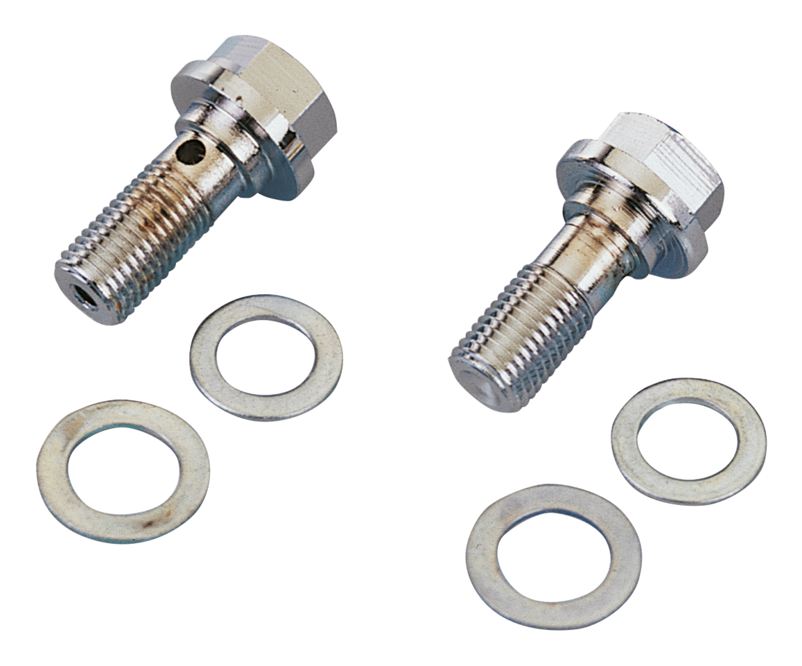 Gzp Chrome Banjo Bolt 3/8" 24 Brake Line & Fitting Zodiac