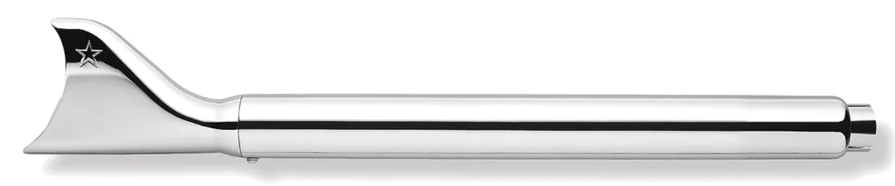 E3 Tc96 Flh/T07 16 33" Sharktails Ch/Ch Slip-On & Muffler Thorcat Exhaust Default Title