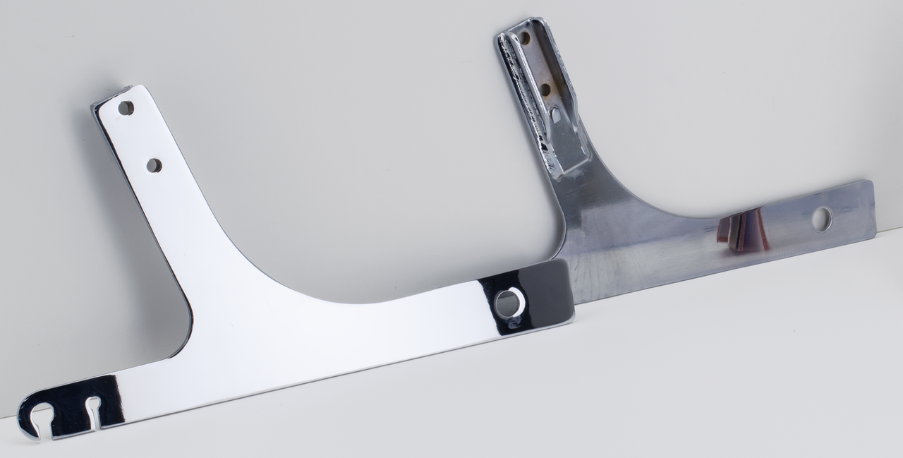 Gzp Chrome Side Straps Fxd91 05 Sissy Bar Side Plate Zodiac Default Title