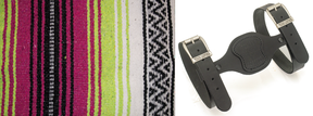 T Leather Holder Blk W/Zpn755304 Blanket Indispensables Texas Leather Default Title