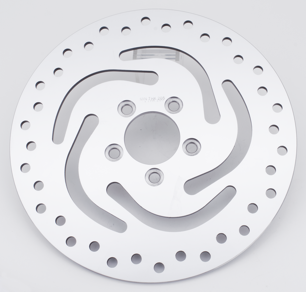 Gzp Polished Sunwave Rotor Rear 00 Up Brake Rotor Zodiac Default Title