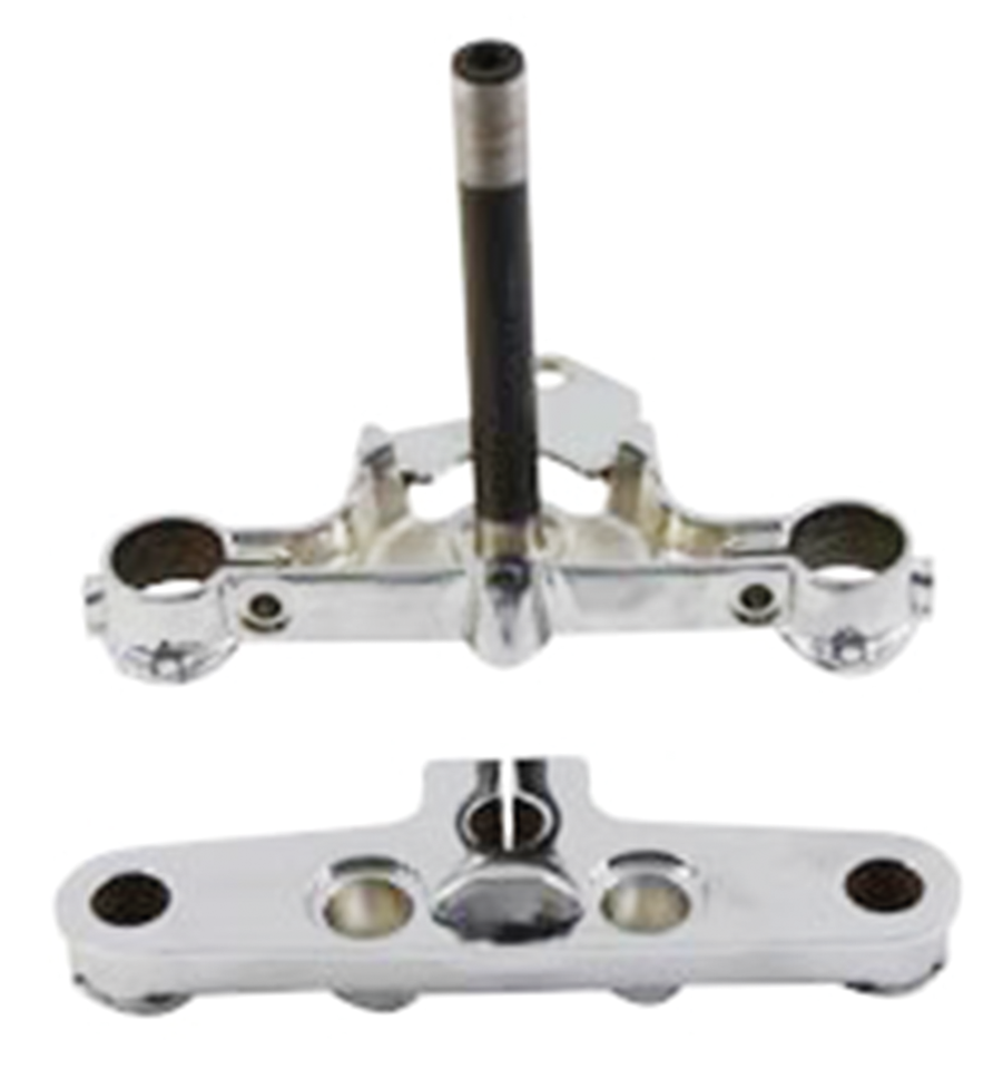 Triple Tree Set 41mm Flst86 99 Chrome Us Triple Tree Kit V Twin Mfg Default Title