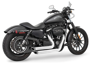 Indep Stggrd X O Xl04 Up Slash Cut Ch/Bk 2-2 Full Exhaust System Freedom Performance Exhaust Default Title