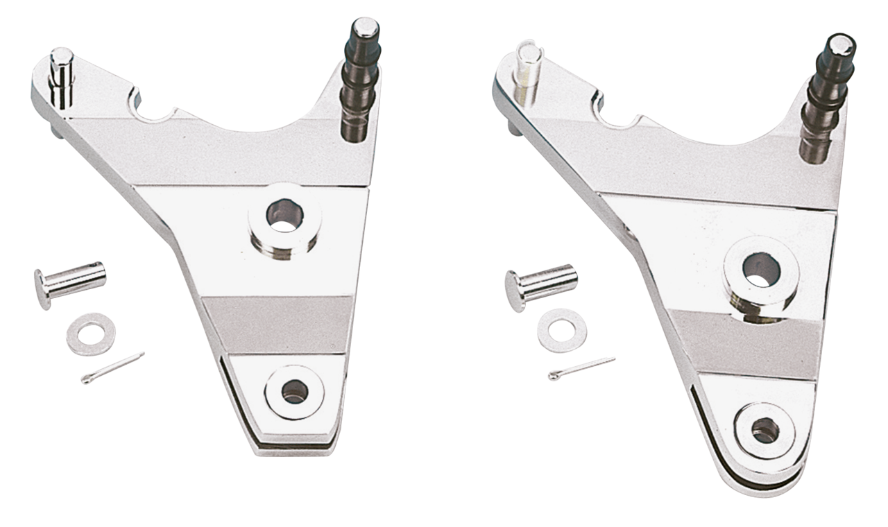 Caliper Y Bracket 10" Chrome Fx/Fl73 80 Brake Component V Twin Mfg