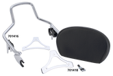 Short Passenger Back Pad Smooth Backrest & Sissy Bar Pad V Twin Mfg Default Title