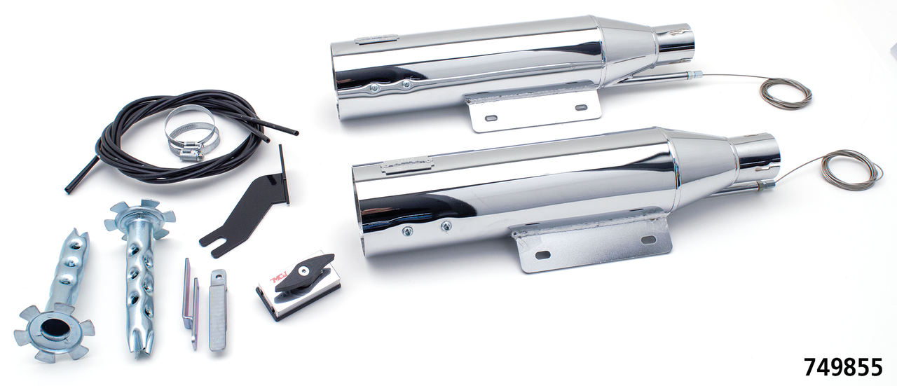 Mcj Race Slip Ons Fxfbs21 24 Chrome Slip-On & Muffler Mcj Default Title