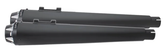 4.5" Us Outl S/O's Bk/Bk Sclp Flh/T17 Up Slip-On & Muffler Freedom Performance Exhaust Default Title