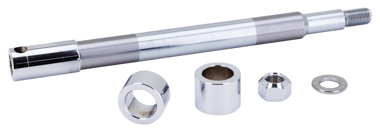 Chrome Rear Axle Fxd06 07 1" Axles & Hardware V Twin Mfg Default Title