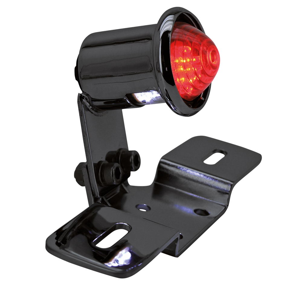 Gzp Classic Black 1.75" Led Taillight E Tail & Brake Light Zodiac Default Title