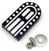 Small Black Pedal Fxst Black/Machine Cut Brake Pedal Pad & Cover Ken's Factory Default Title