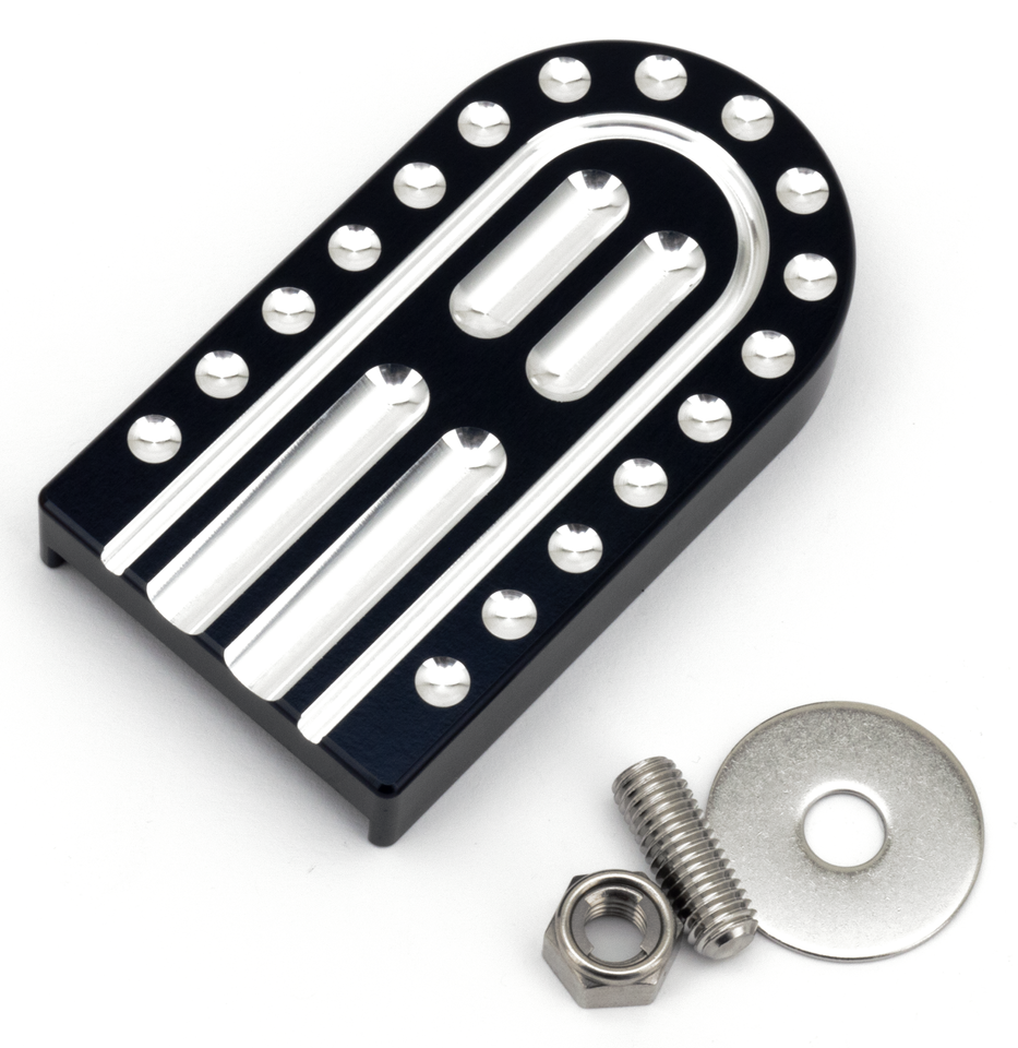 Small Black Pedal Fxst Black/Machine Cut Brake Pedal Pad & Cover Ken's Factory Default Title