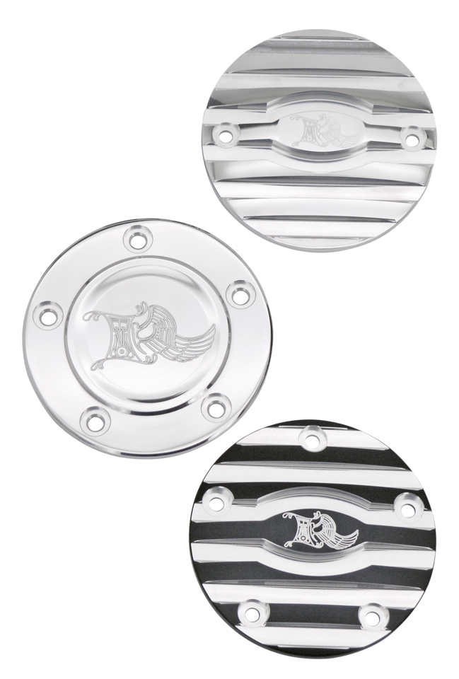 Point Cover 2hole Black/Machine Cut Ribb Point Cover Ken's Factory