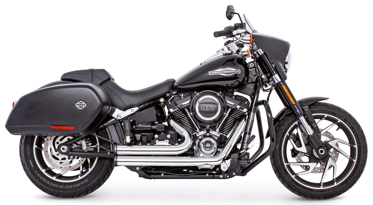Independence Short St18 Up Ch/Blk 2-2 Full Exhaust System Freedom Performance Exhaust