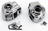 Chrome Switch Housings Flh/T96 13 W/Cc Handlebar Controls V Twin Mfg Default Title