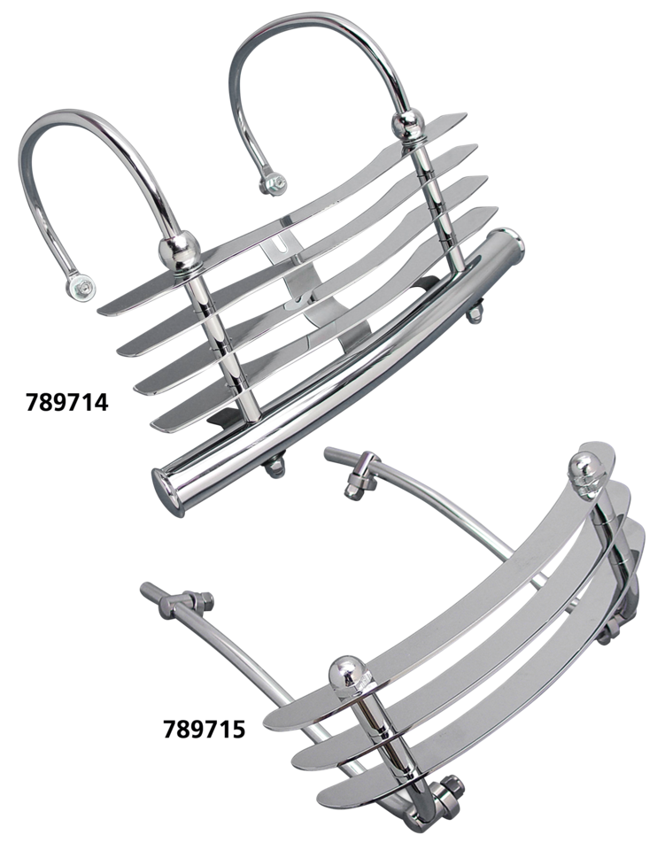 Rear Fender Bumper Grill Chrome Fl36 57 Fender Tip, Trim & Ornament V Twin Mfg