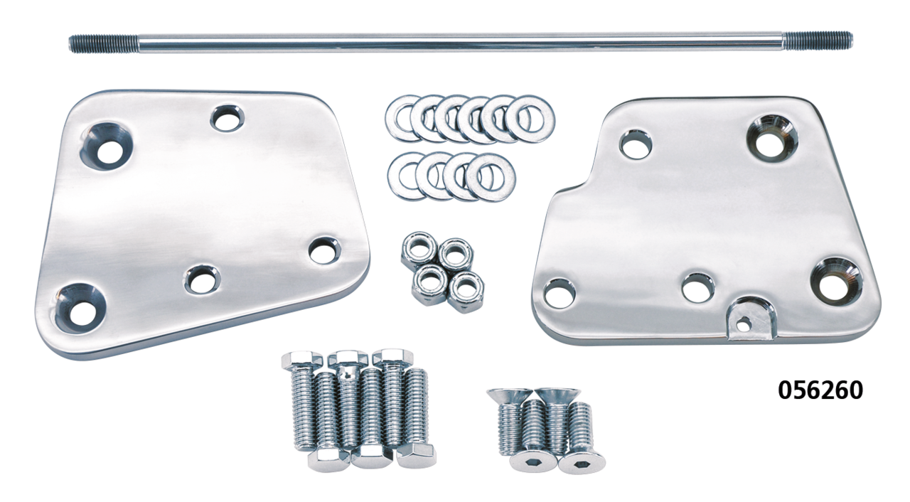 Gzp Black 2" Floorboard Ext.Kit Flst00 U Foot Control Extension & Relocation Kit Zodiac Default Title
