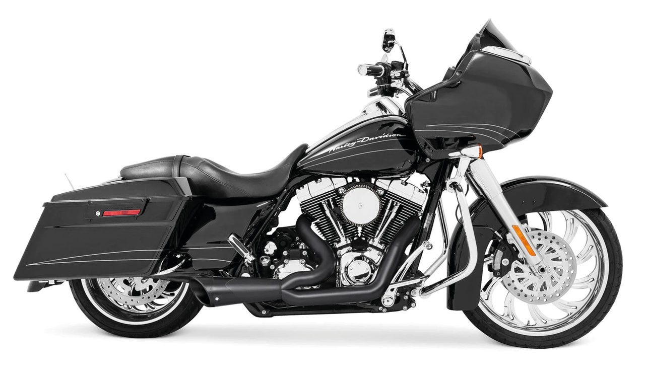 Flh/T95 16 Combat 2 1 Shorty Pitch Bk ( 2-1 Full Exhaust System Freedom Performance Exhaust Default Title