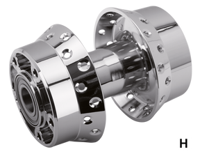 Front Hub Flh/T09 Up W/Abs Wheel Hubs V Twin Mfg