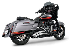 Sharp Curve Radius+Caps Ch/Bk Flh/T95 16 2-2 Full Exhaust System Freedom Performance Exhaust