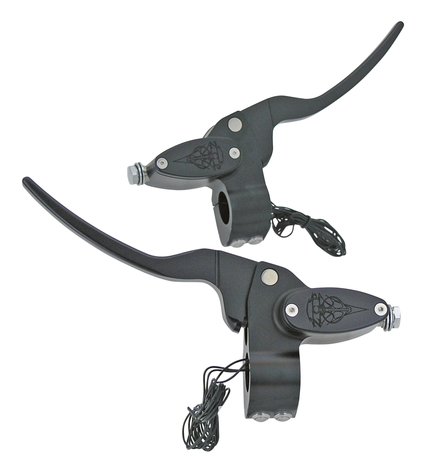Zcp Polish Billet H/B Contr W/Cl Cabl Handlebar Controls Zodiac