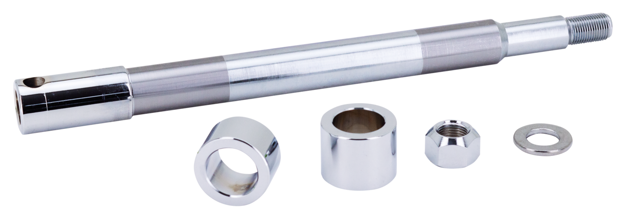 Chrome Rear Axle Kit Ul/El/Fl36 57 Axles & Hardware V Twin Mfg Default Title