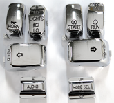 Gzp Chr Switch Cap Kit Flht/C96 Up Handlebar Controls Zodiac Default Title