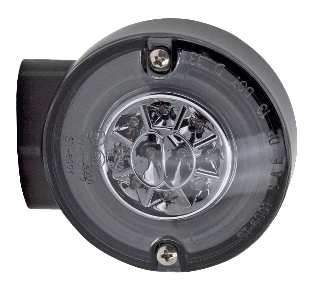 Gzp Halo Blk Turn/Stop/Tail Led Smoked L Turn Signal Zodiac Default Title