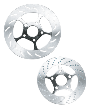 Disc Rotor 8 5/8" Five Spoke Drilled Chr Brake Rotor Tolle