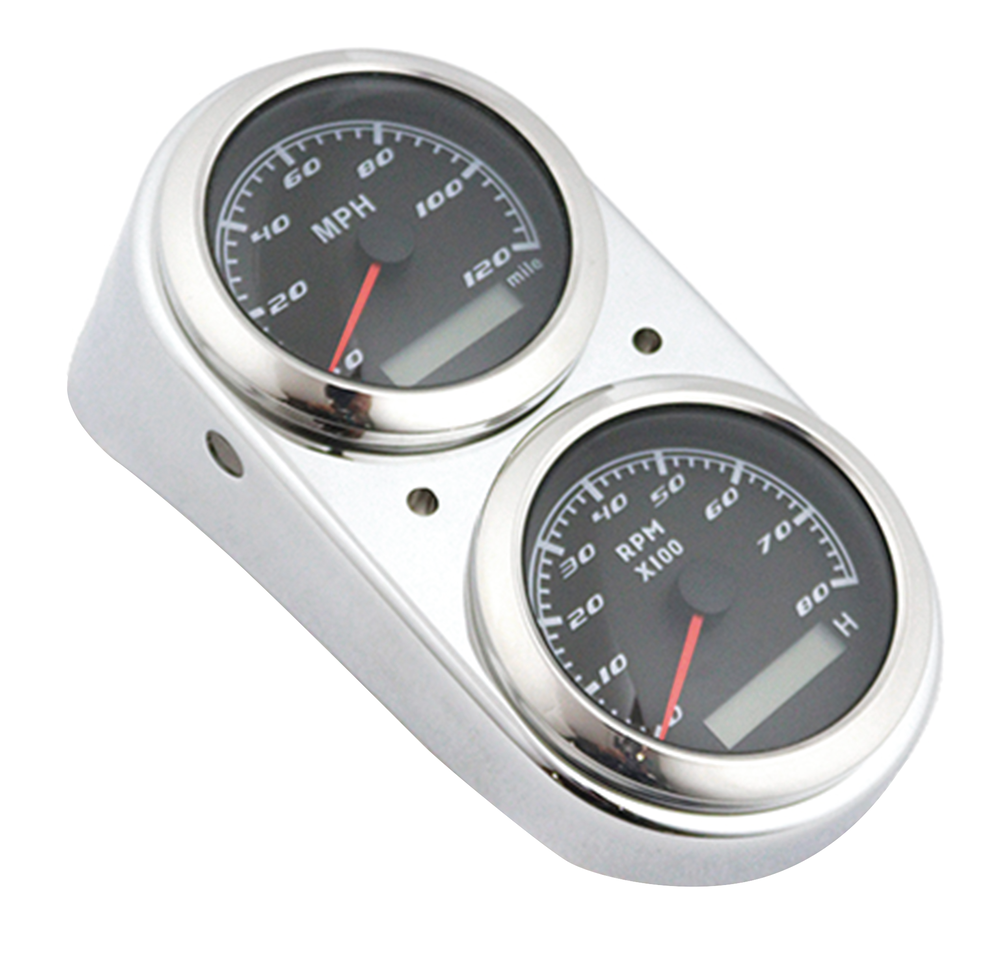 Chrome Dash Panel Fxd95 03 Dash Panel & Trim V Twin Mfg