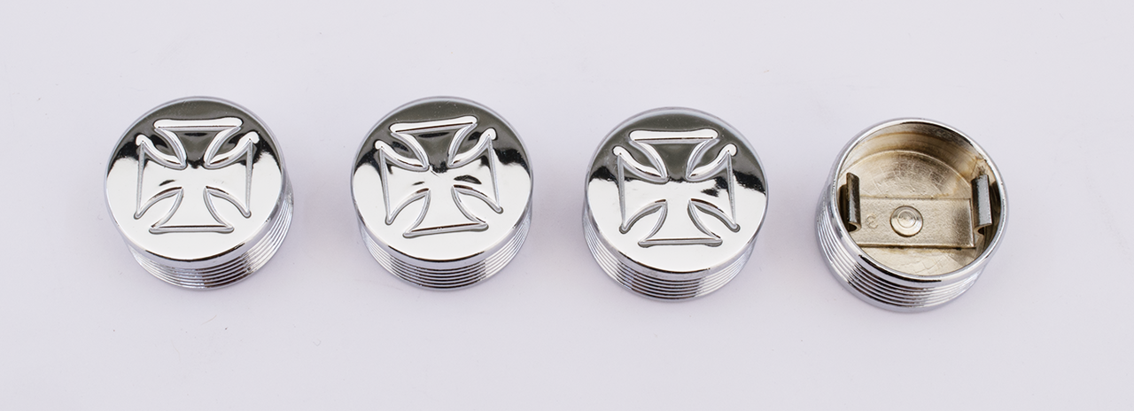 Hex Bolt Cap 3/8" Maltese Cross Design Hardware & Fastener Midwest Acorn Nut Company Default Title