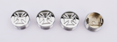 Hex Bolt Cap 3/8" Maltese Cross Design Hardware & Fastener Midwest Acorn Nut Company Default Title